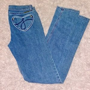 juicy couture heart jeans